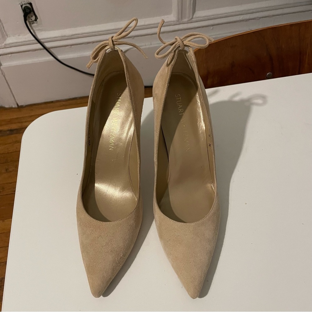 Stuart Weitzman suede 4 inch heels